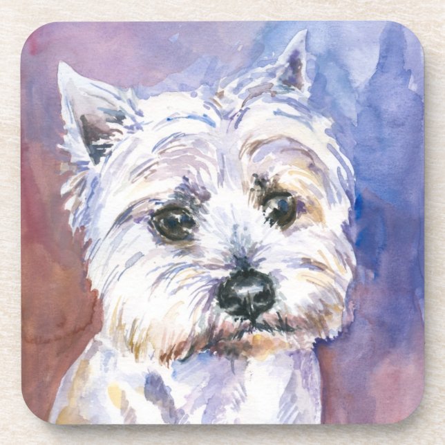 Hund Getränkeuntersetzer (Vorderseite)