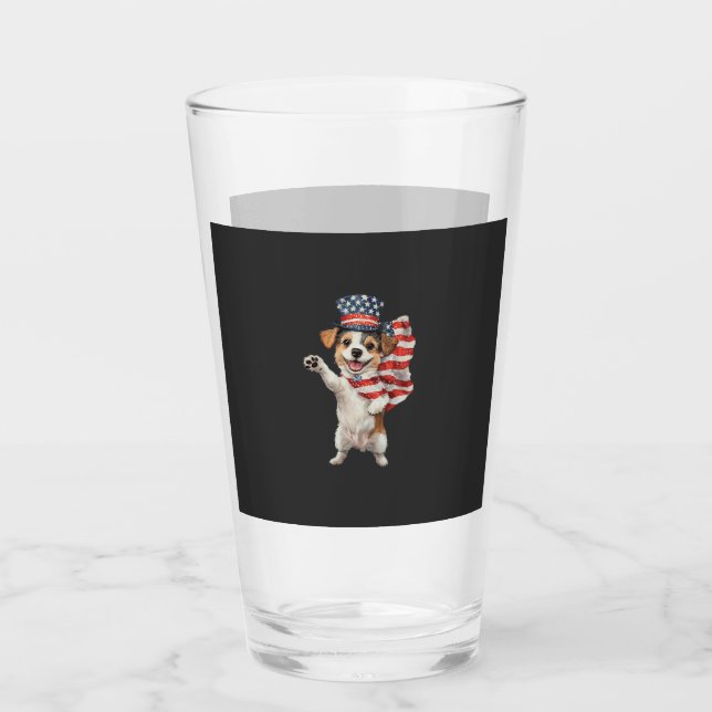 Hund Glas (Vorderseite)