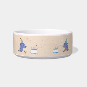 Hund Gone Happy Geburtstag Personalisiert Hund Napf