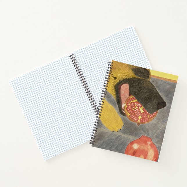 Hund&Granatapfel Notizbuch (Innenseite)