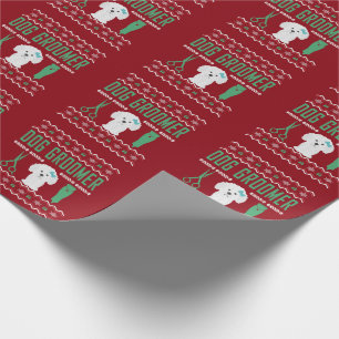 Hund Groomer Geschenkpapier