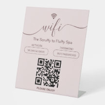 Hund Grooming Business Signieren Kostenloses WiFi-
