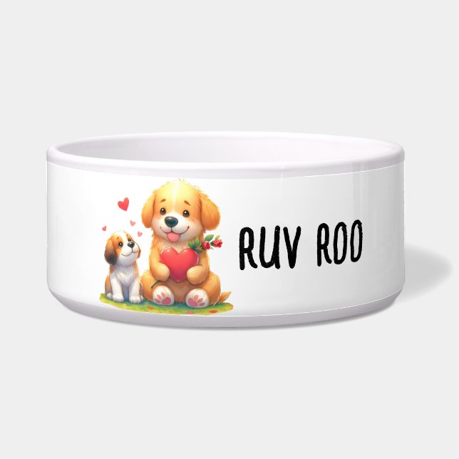 Hund - Große Pet Bowls Napf (Vorderseite)