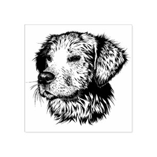 Hund Gummistempel