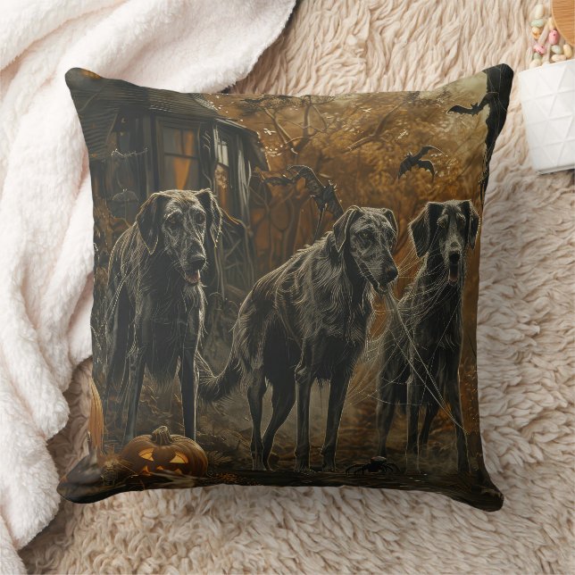 Hund Halloween Night Doggy Delight Kissen (Decke)