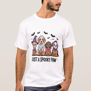 Hund Halloween Nur eine gruselige Pfote 2 T-Shirt