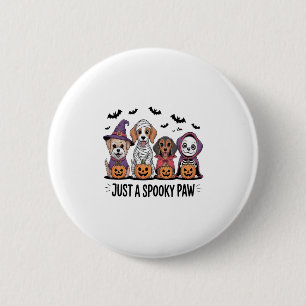 Hund Halloween nur eine Spooky Paw 2 Button