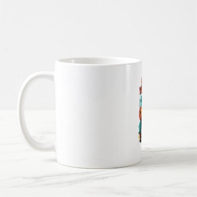 Hund Happy Birthday Party Shep Clot Kaffeetasse (Links)