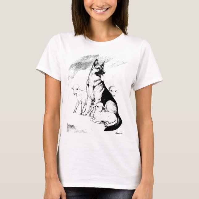 Hund Heaven T-Shirt (Vorderseite)