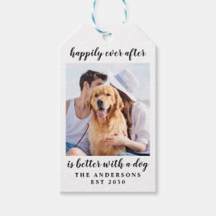 Hund Hochzeit nach dem Foto Geschenkanhänger