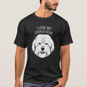 Hund I Liebe mein Coton De Tulear T-Shirt
