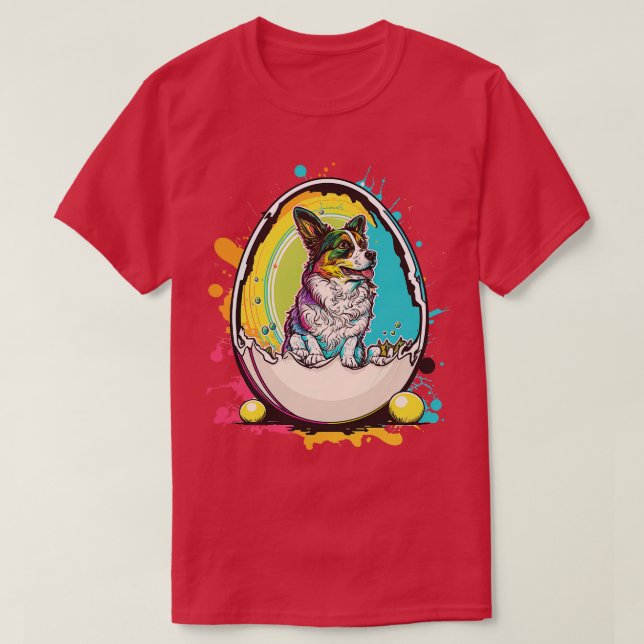 Hund im Ei 119 T-Shirt (Design vorne)