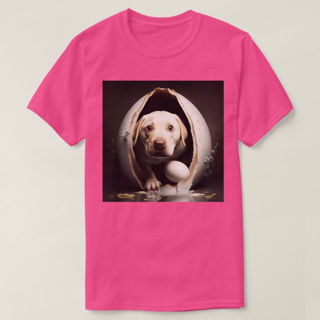Hund im Ei 160 T-Shirt (Design vorne)