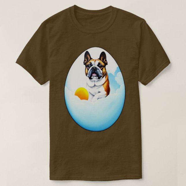 Hund im Ei 197 T-Shirt (Design vorne)