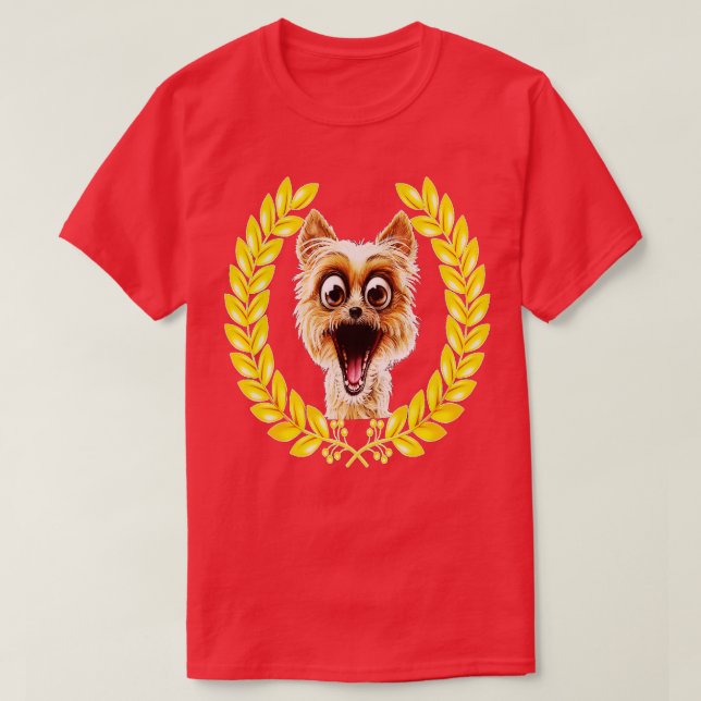 Hund im Ei 215 T-Shirt (Design vorne)