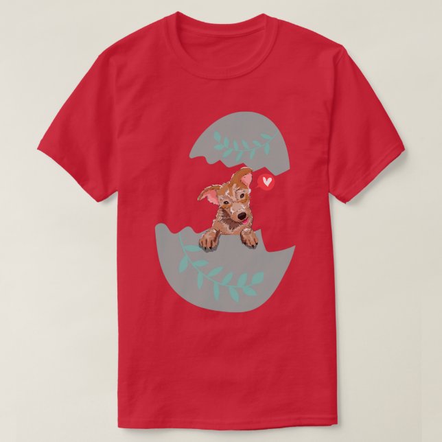 Hund im Ei 251 T-Shirt (Design vorne)