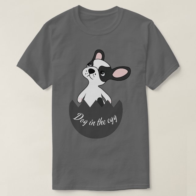 Hund im Ei 267 T-Shirt (Design vorne)