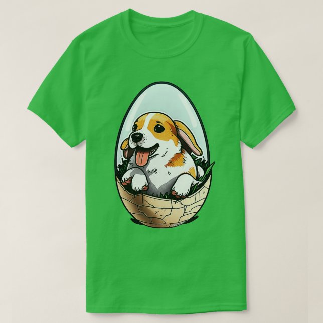 Hund im Ei 273 T-Shirt (Design vorne)