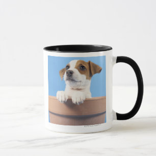 Hund im Flowerpot Tasse
