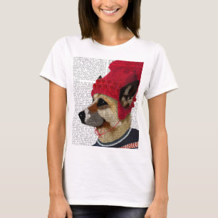 Hund im Skianzug 2 T-Shirt