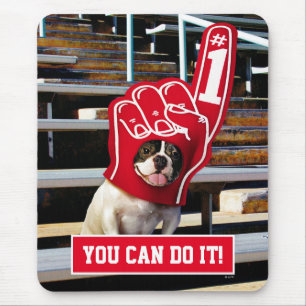 Hund in der SchaumHand Mousepad