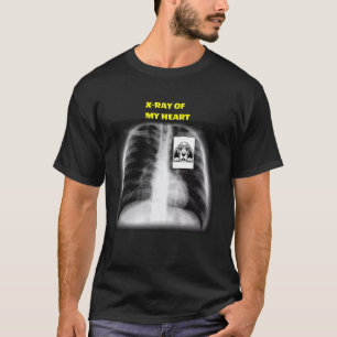 Hund in mir Bloodhound-Herz Röntgenbild Lustiges H T-Shirt