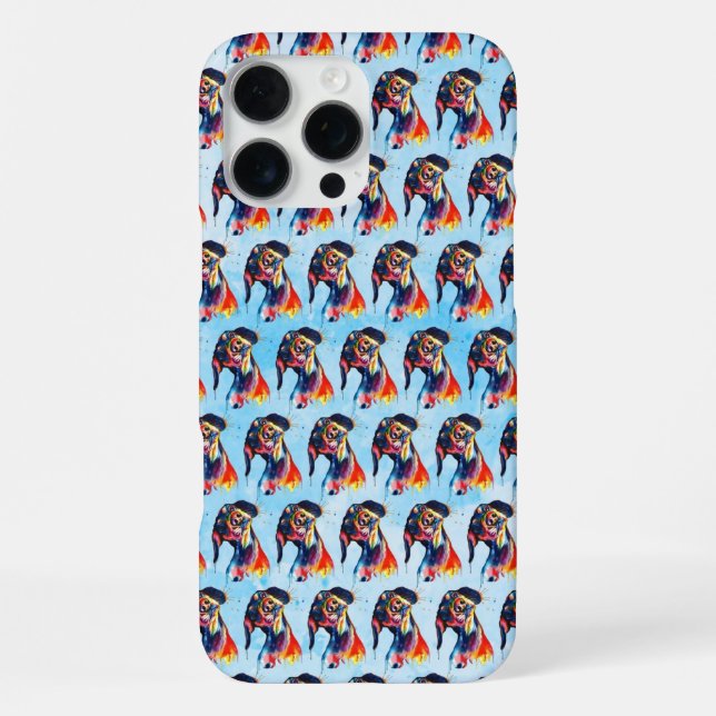Hund iPhone 16 Pro Max Hülle (Rückseite)