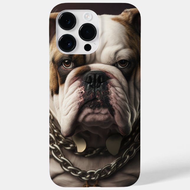 Hund - iPhone Case - Bulldog (Rückseite)