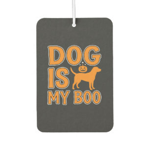 Hund ist mein Boo Halloween Hund Autolufterfrischer