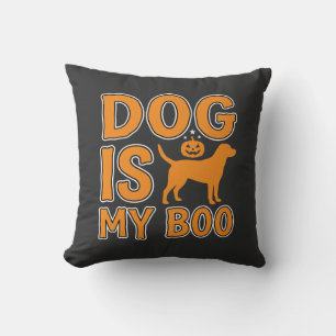 Hund ist mein Boo Halloween Hund Kissen