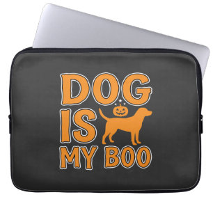 Hund ist mein Boo Halloween Hund Laptopschutzhülle