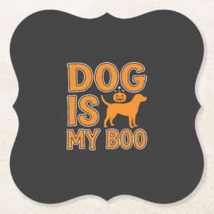 Hund ist mein Boo Halloween Hund Untersetzer