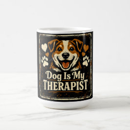 Hund ist mein Therapeut – Liebe zur psychischen Ge Kaffeetasse