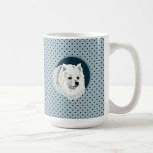 Hund Japanisch Spitz Kaffeetasse