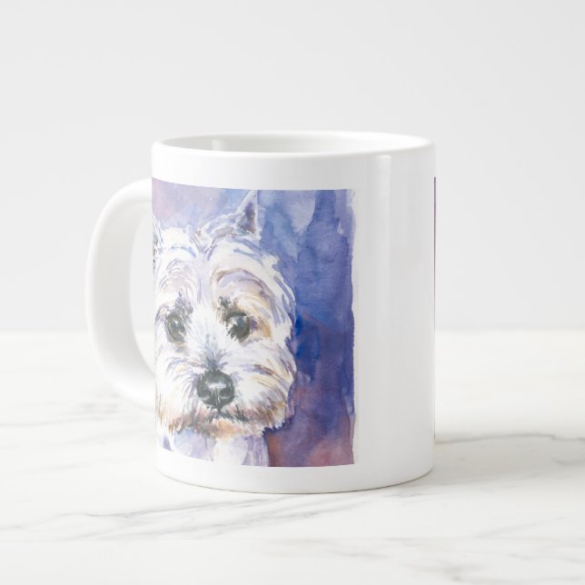 Hund Jumbo-Tasse (Vorderseite Links)