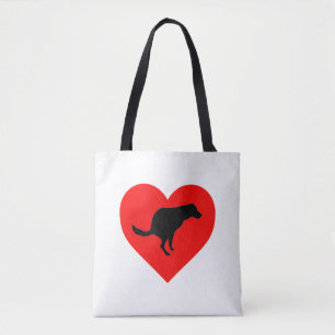 Hund Kacke Herz Tasche