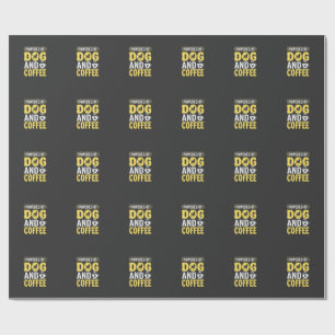 Hund Kaffee Liebhaber Powered By Design Geschenkpapier