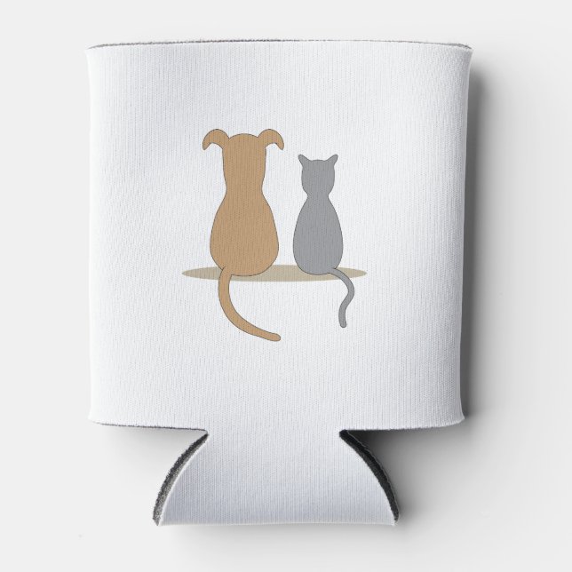 Hund & Katze Dosenkühler (Vorderseite)