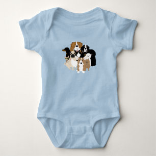 Hund, Katze, HühnerBaby Bodysuit Baby Strampler