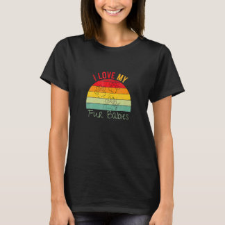 Hund Katze Mama, ich liebe meine Fellbabys T-Shirt