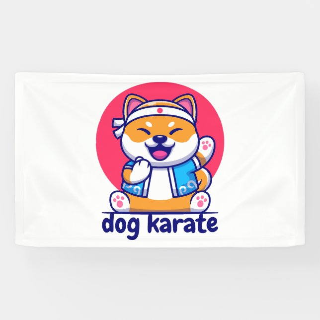 Hund kennt Karate Banner (Horizontal)