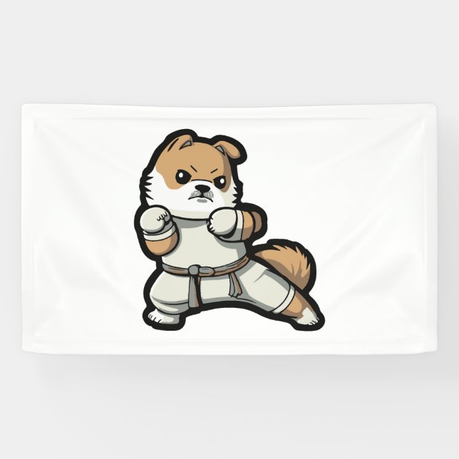 Hund kennt Karate Banner (Horizontal)