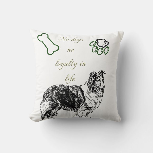 Hund Kissen (Vorderseite)