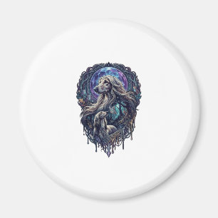 Hund Kristallmond Enchanted Forest_1 Magnet