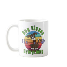 Hund küßt alles in Ordnung Kaffeetasse