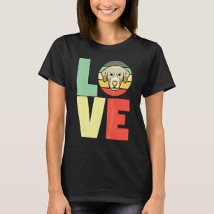 Hund Lab Retriever Liebe Golden Dog Labrador 3 T-Shirt