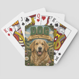 Hund Landwiese POPCUT Spielkarten