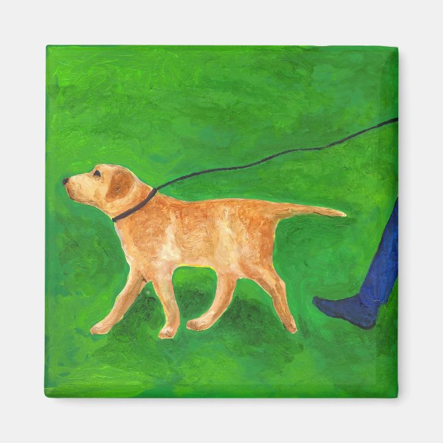 Hund laufen magnet (Vorne)