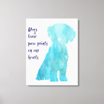 Hund liebt Bichon Frise Stil zeitgenössischen Druc