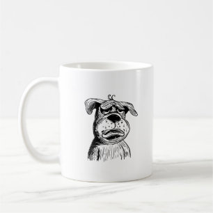 Hund liebt Tasse, Funny Pitbull Kaffeetasse